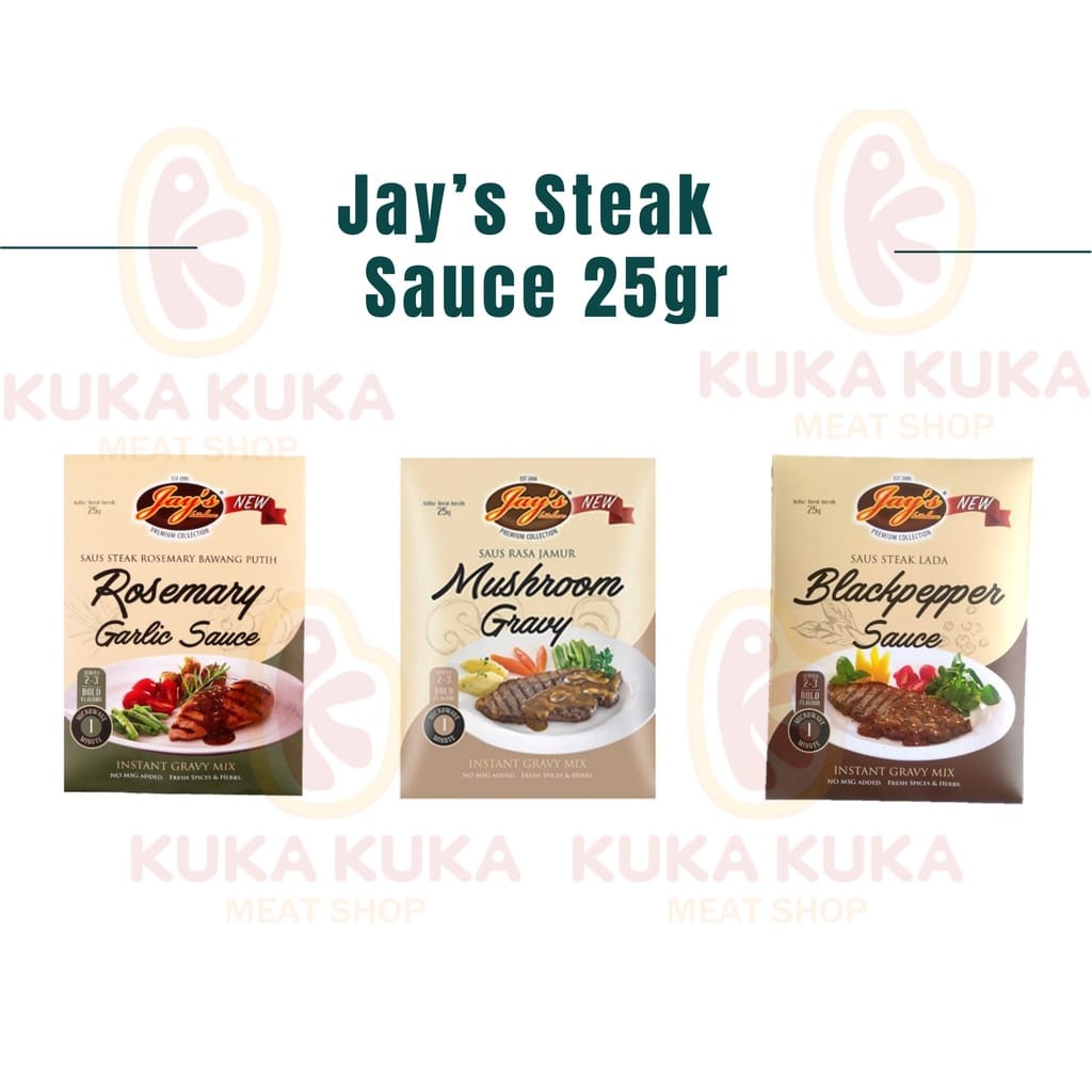 

Jay's Kitchen - Mushroom Gravy / Blackpepper / Rosemary Garlic 25gram