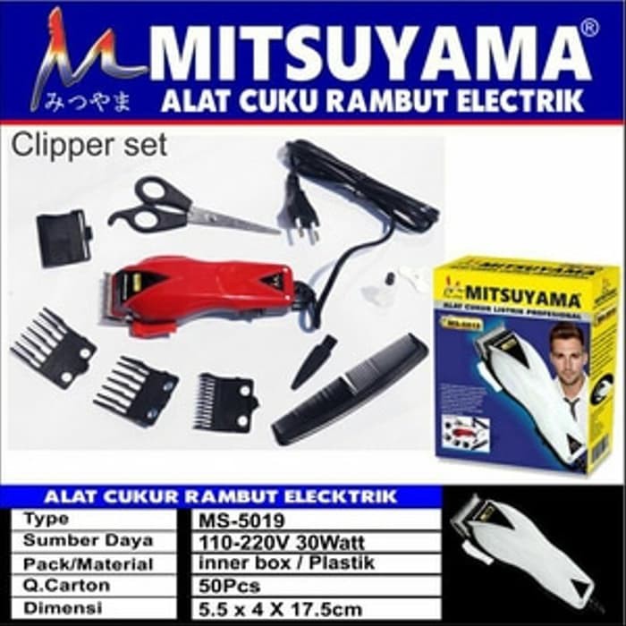 Alat Cukur Profesional Mitsuyama MS 5019 super tajam -original