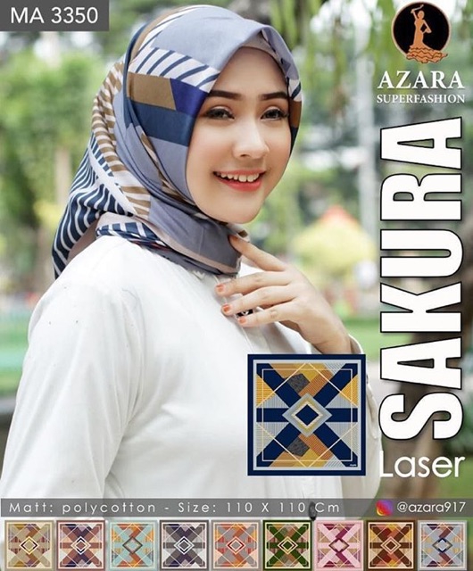 SAKURA SQUARE RANDOM MOTIF DAN WARNA