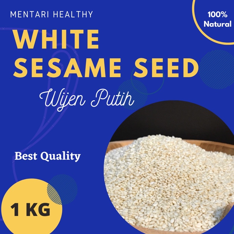 Wijen Putih 1kg / White Sesame Seed 1kg