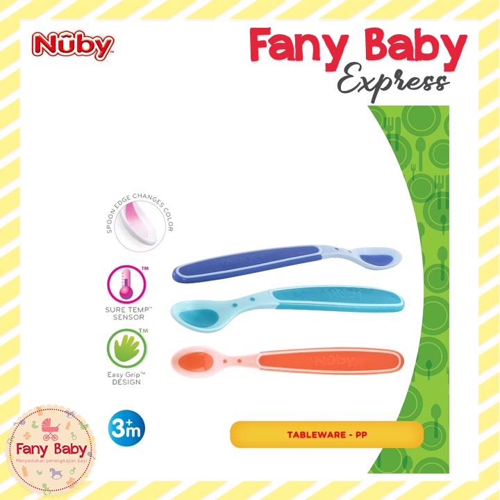 NUBY HOT SAFE SPOON 3 PCS / NB132