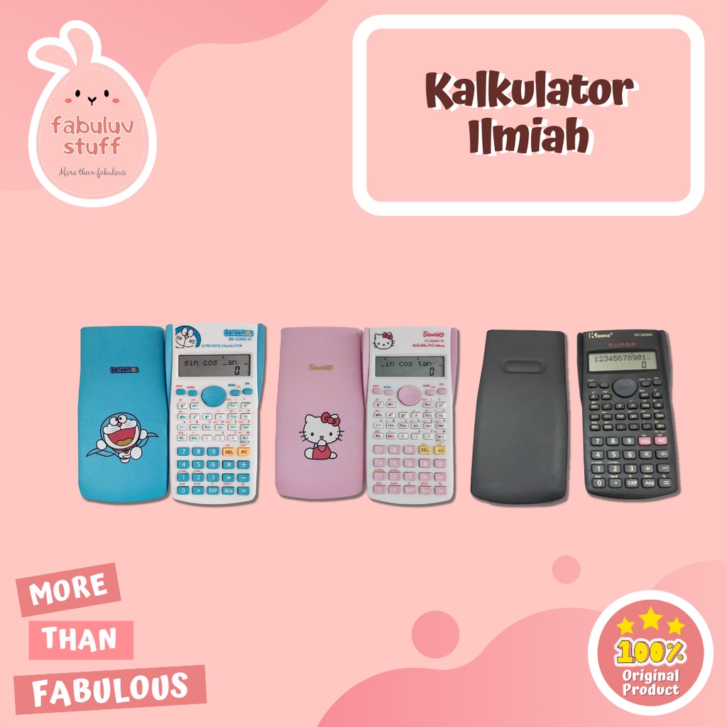

ATK ~ Calculator Scientific / Kalkulator Ilmiah / Kalkulator Sekolah