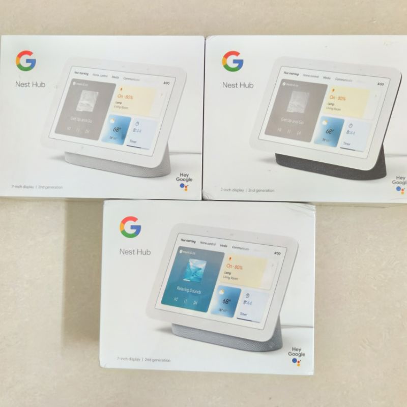 Google Nest Hub Smart Speaker 2nd Gen Generasi 2 New Segel BNIB