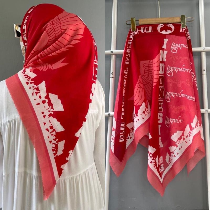 KERUDUNG MERAH PUTIH KEMERDEKAAN // KERUDUNG MERAH PUTIH AGUSTUSAN