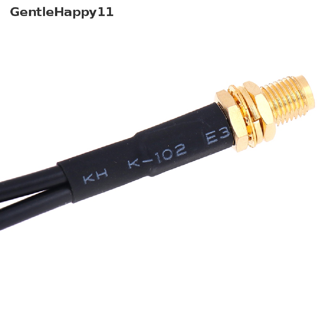 Gentlehappy Kabel splitter y sma female Ke 2 x ts9 male Panjang 15cm rg174