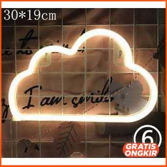 Lampu Dekorasi LED Neon Light M04 Cloud