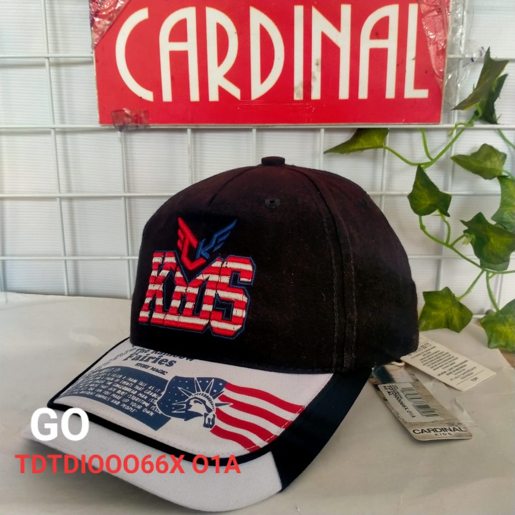 gos CARDINAL KIDS TOPI Anak Baseball Topi Anak Cowok Casual