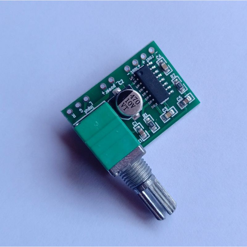 power ampli 5 volt stereo plus potensio