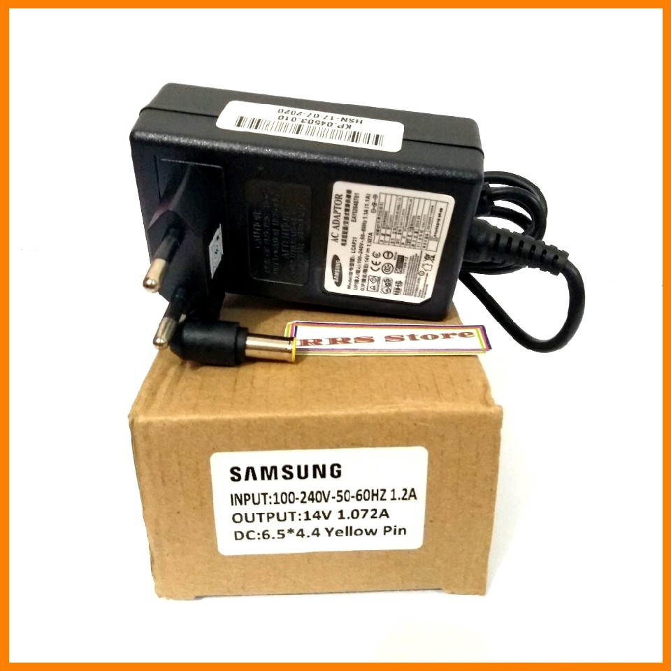 Adaptor 14V 1.072A 15wmonitor LED tv ori Samsung ORI YELLOW PIN ORIGINAL