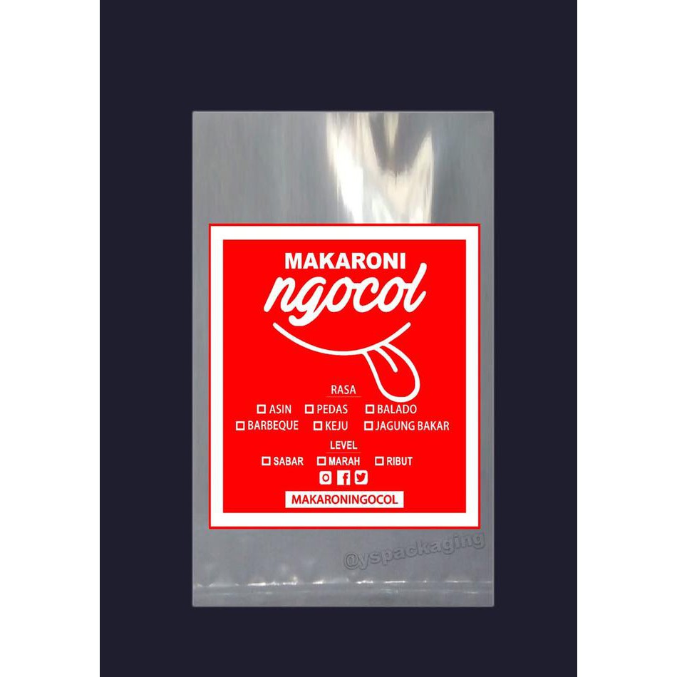 

PLASTIK PP 10X15 (TEBAL 05) + SABLON 2 WARNA