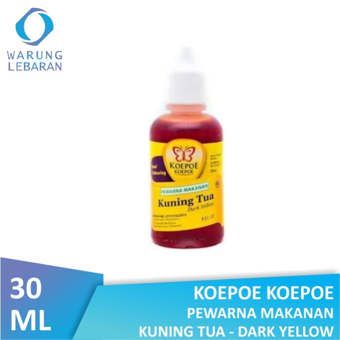 

Koepoe Koepoe Pewarna Makanan Kuning Tua 30 ml - Food Colouring