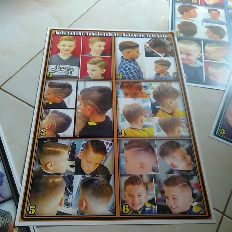 poster potong rambut