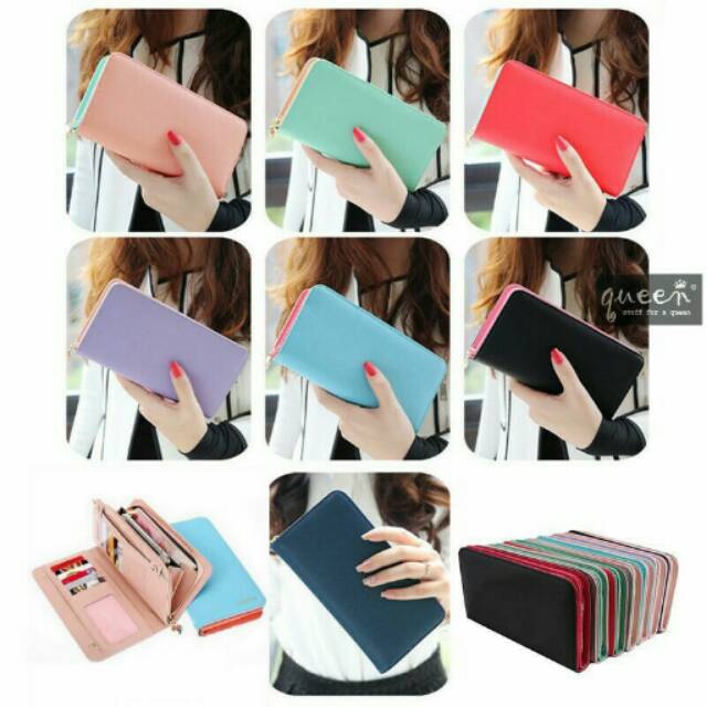 dompet wanita polos termurah/terkini/terbaru 2021 zippershop