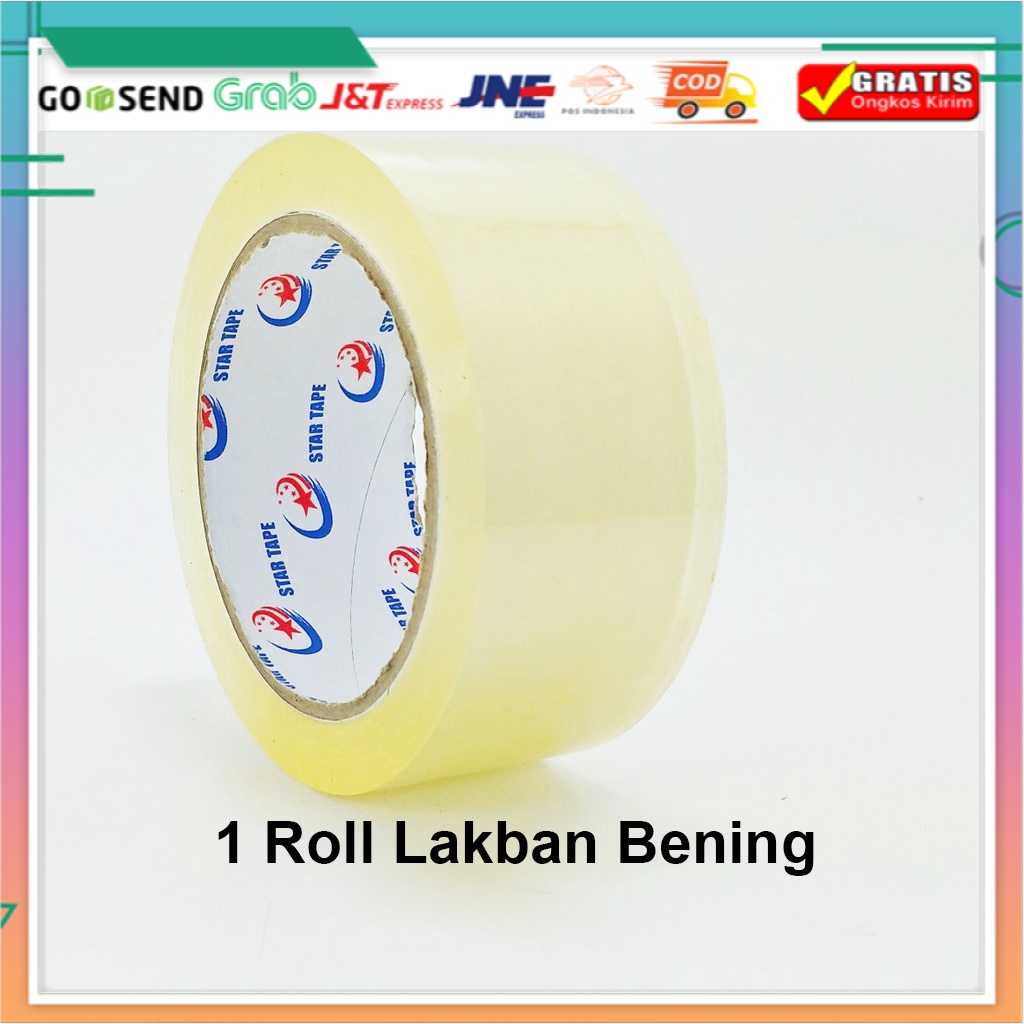 

1 UNIT LAKBAN BENING 2 INCH X 100 YARD LAKBAN 45MM 100 YARD 2 INCH 45 MICRON BS Beautiful Store ID