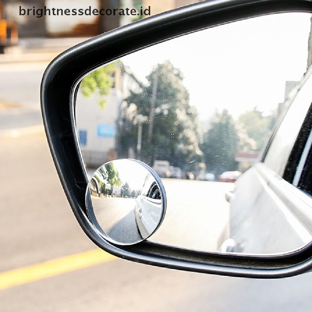 [birth] 2pcs Blind Spot Removal Mirror Car Wide-angle Convex Mirror Blind Spot Mirror [ID]