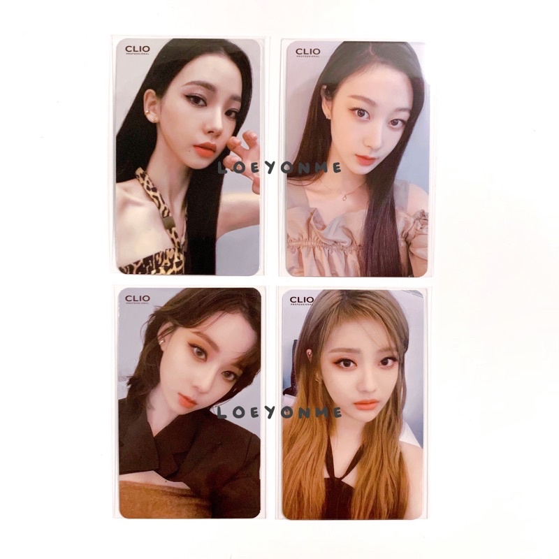 aespa x CLIO Round 1 Photocard only (Karina / Giselle / Winter / NIngning)