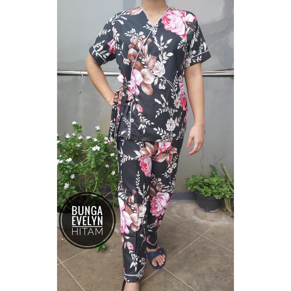 PIYAMA WANITA KIMONO CP /BAJU TIDUR WANITA /PIYAMA WANITA DEWASA MOTIF KEKINIAN