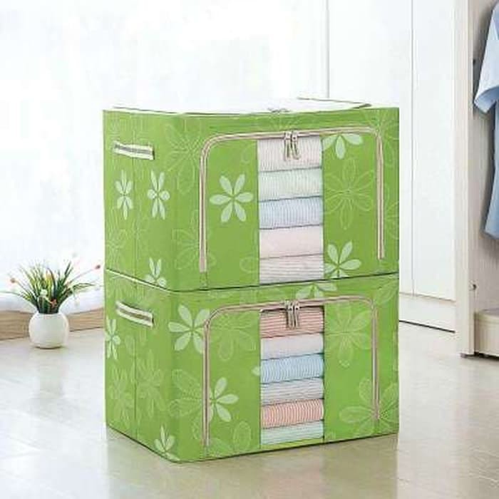 FLOWER STORAGE BOX 66 liters frame baja Double Zipper Large Box 66L