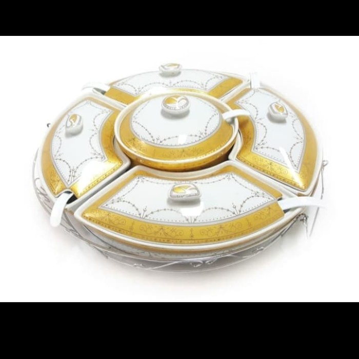 Saji Prasmanan - Prasmanan Set Vicenza Isi : 5 B472 ( Khusus Go Send )