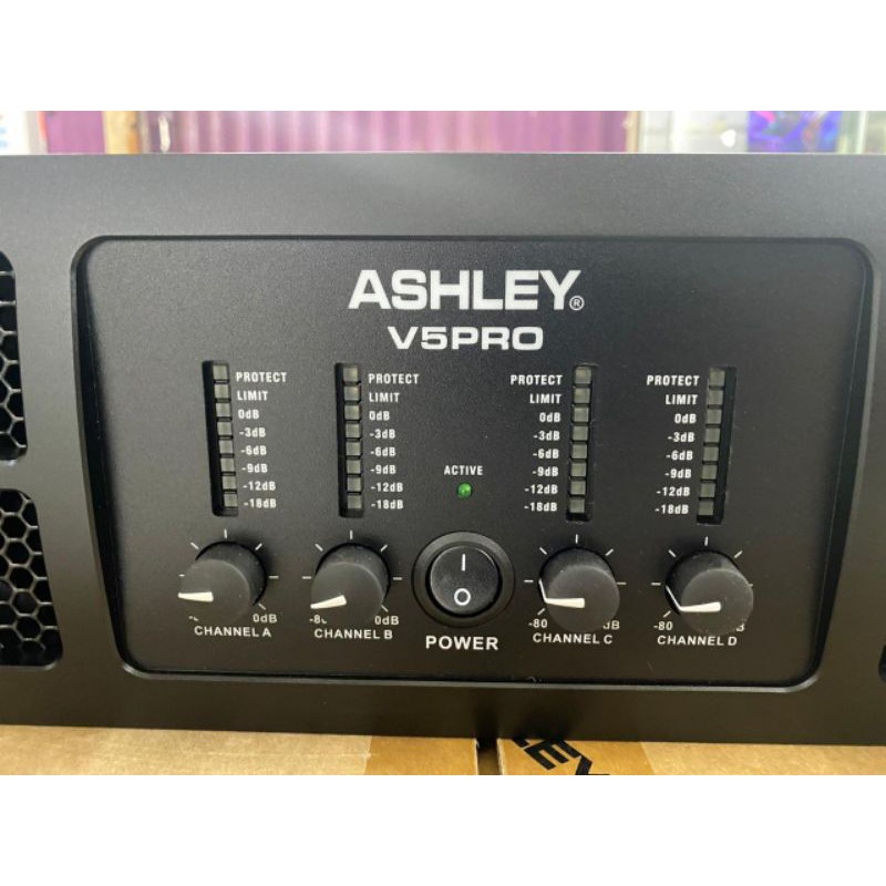 Power 4 Channel Ashley V5PRO Baru Original