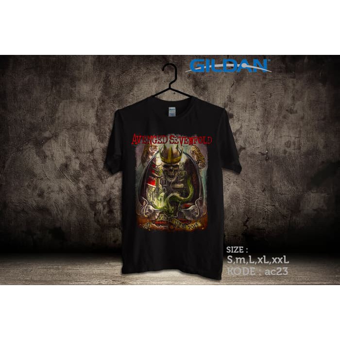Kaos Musik-A7X-Avenged Sevenfold-Gildan Original AC23