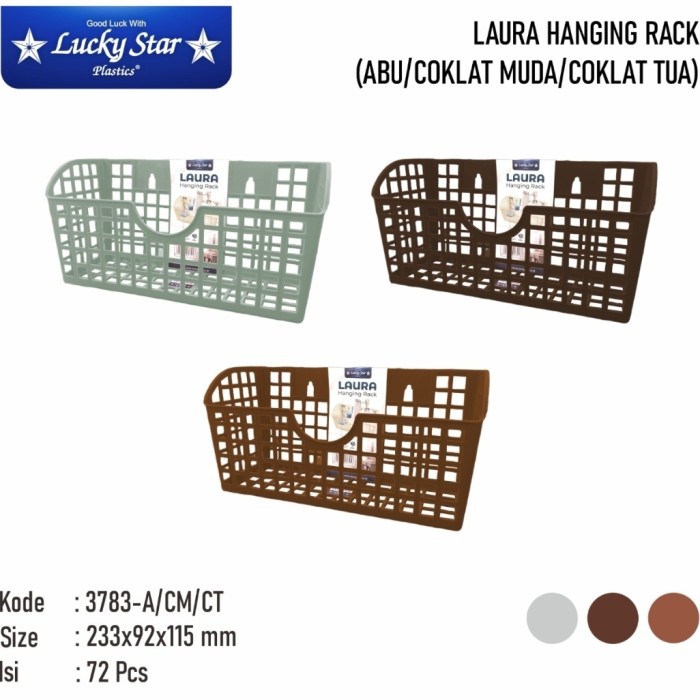 Keranjang Laura Hanging Rack 3783 Lucky Star