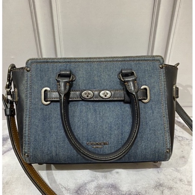 Coach Blake Denim Carryall - Tas Coach Preloved - Coach Swagger