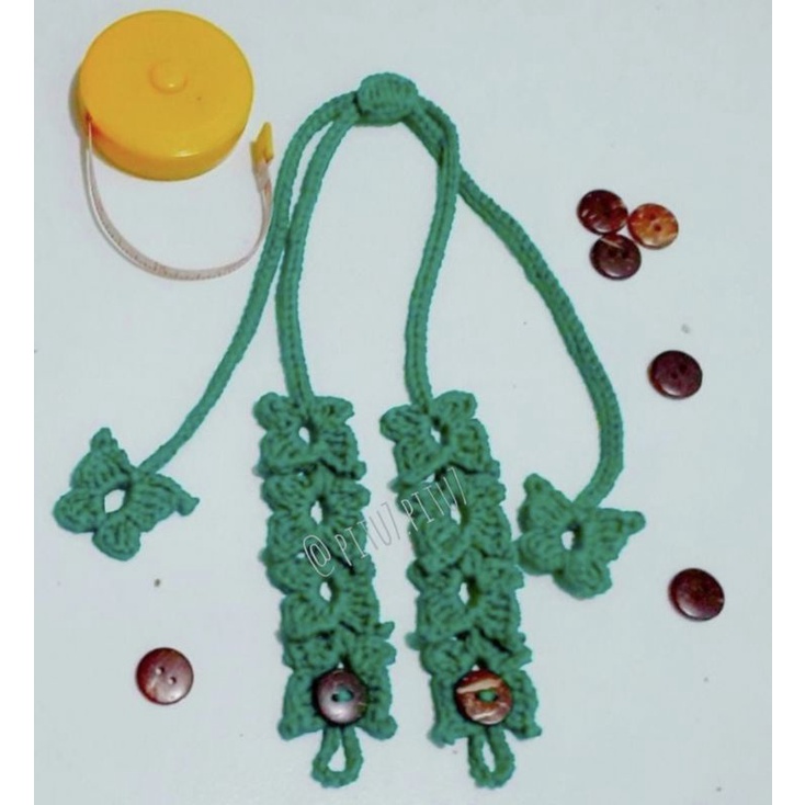 KONEKTOR STRAP MASKER RAJUT 2 in 1 / HANDMADE konektor hijab