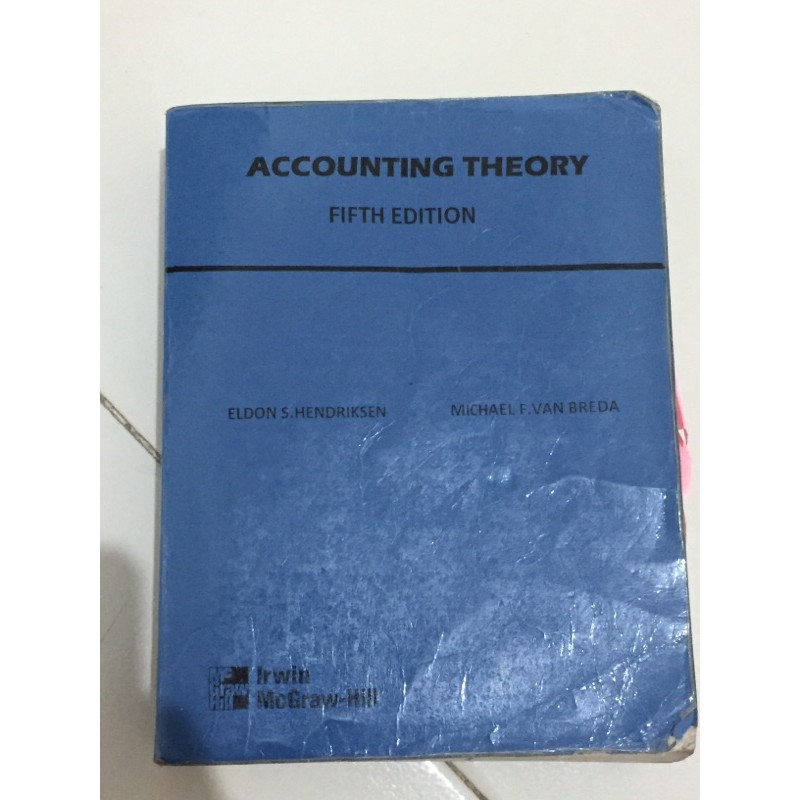 Accounting Theory Fifth Edition Hendriksen