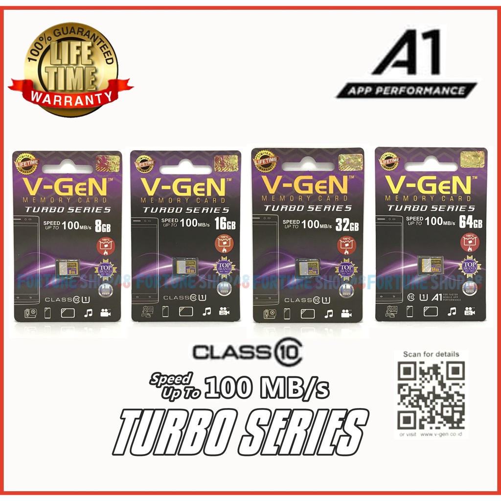 Memory Card V-Gen Turbo Series Class 10 Micro