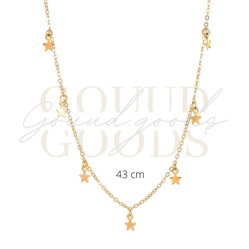 Star Necklace / Kalung Wanita Korea / Aksesoris Wanita / Kalung Rantai / Kalung Aesthetic / Kalung Bintang / Choker