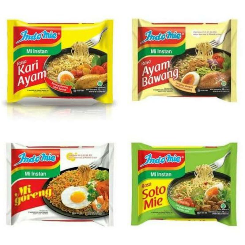

mie indomie all varian rasa