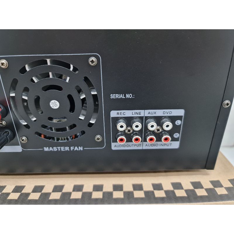 Power Amplifier Blackspider Ka1665 Usb Sd Bluetooth Equalizer Original