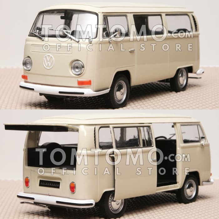 CUCI GUDANG VW Bus Kombi Miniatur Mobil Mobilan Klasik Antik Kado Mainan Anak Laki Berkualitas