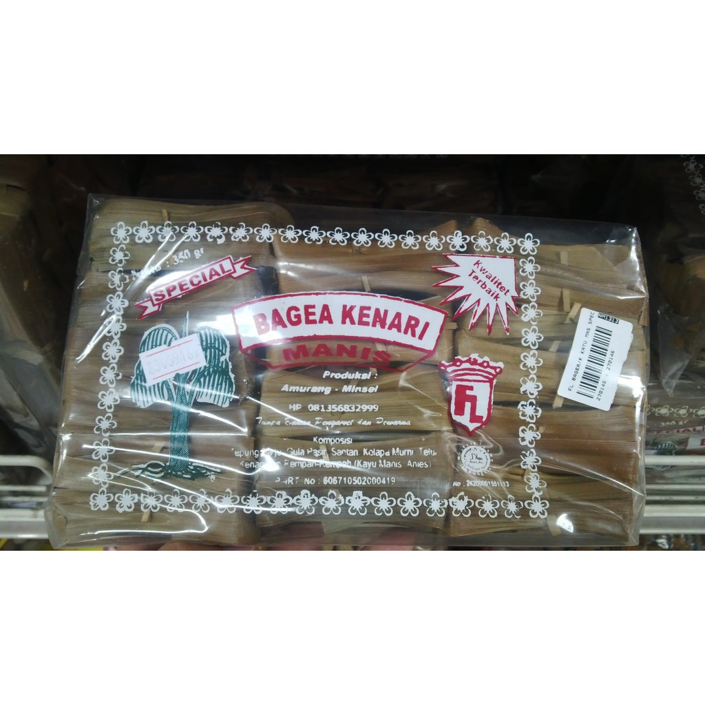 

FL Bagea Kenari Special Besar 300 gr ( Oleh - Oleh / Jajanan / Cemilan / Kue Khas Manado )