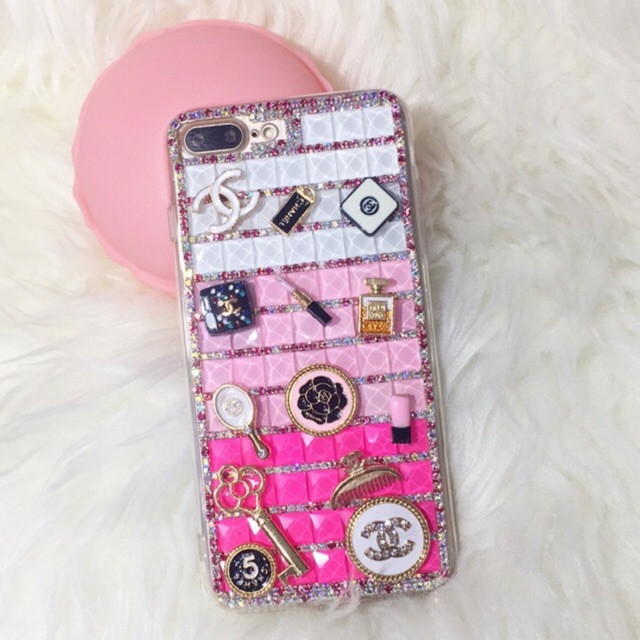 Bling case CH Full set case Oppo F9 samsung vivo ALL TYPE HANDMADE