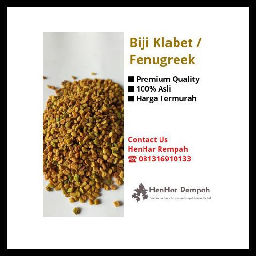 

1 Kg Fenugreek / Biji Klabet / Methi Seeds / Halba / Hulbah