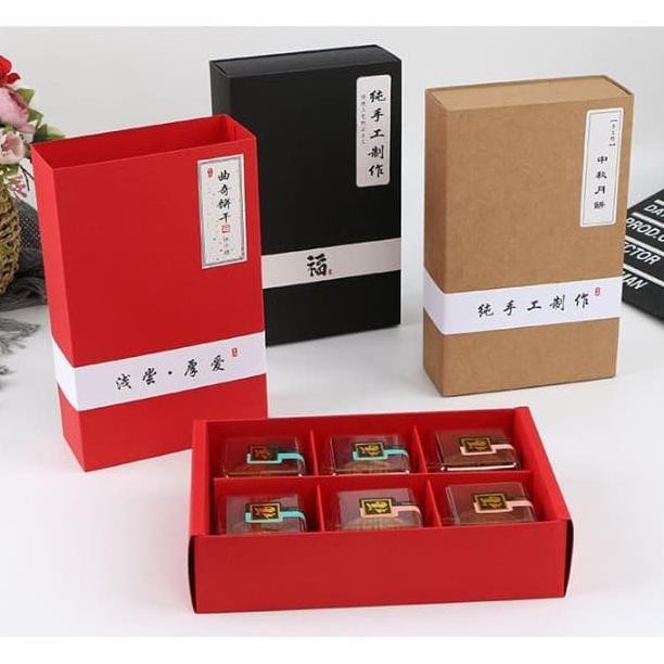 

BARU Box Sekat 6 Tarik Samson Sovenir Kemasan Kue - Acak