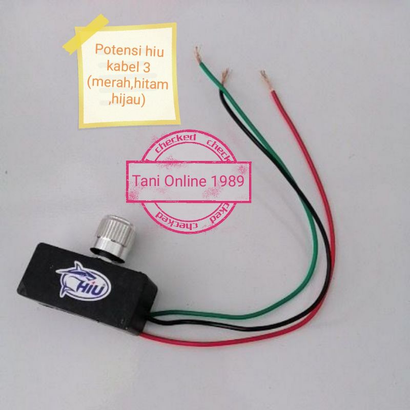 Potensio sprayer elektrik Hiu original