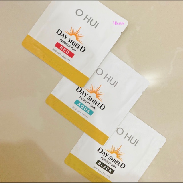 Ohui/O hui/ohui/o hui day shield perfect sun red/aqua/black spf 50+/pa++++