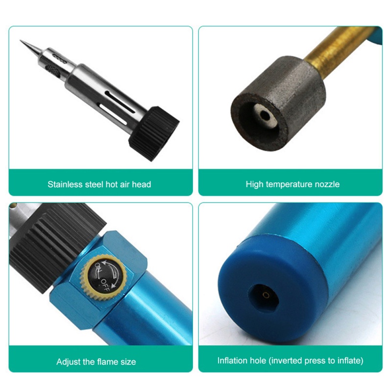 Gas Soldering Iron 3in1 Solder Pena Gas Solder Portable Pencil Solder Welding Pen Burner Soldering Iron Kit Tools Blow