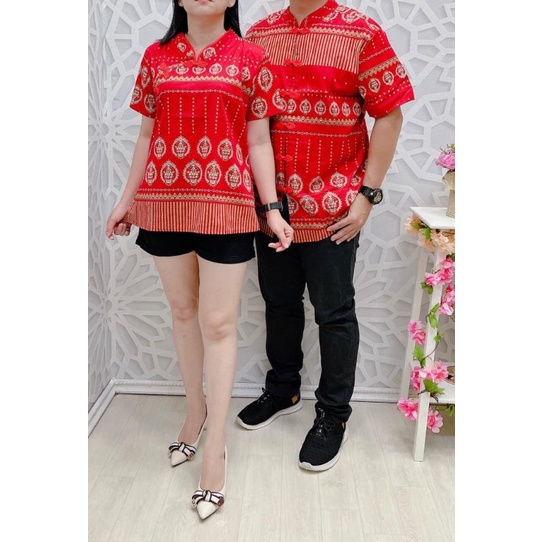 Promo Blouse Cheongsam Atasan Sincia Model Shanghai Motif Khas Imlek Jumbo