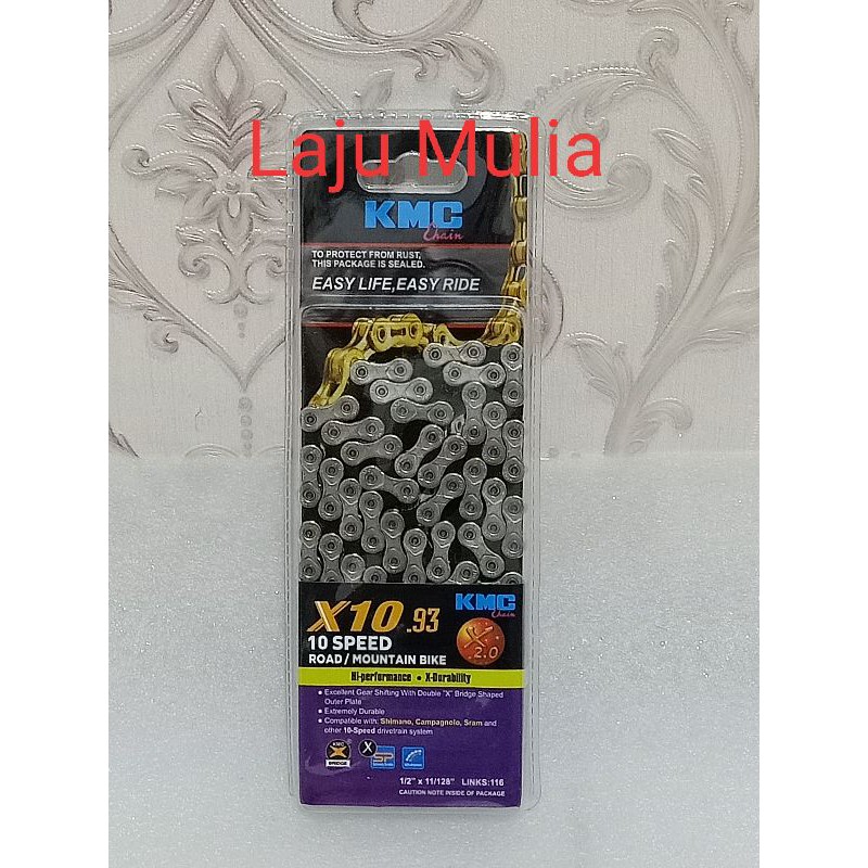 Chain Rantai KMC 9 SPEED X9 SILVER