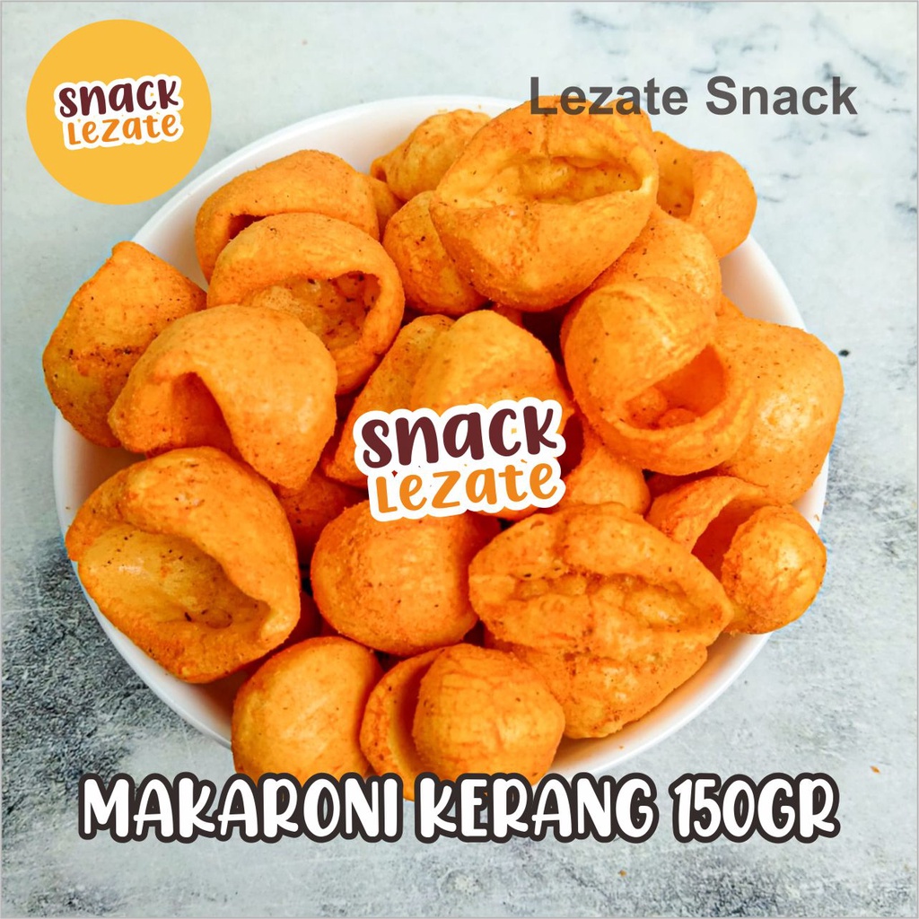 

Makaroni Kerang Pedas 150gr Murah / Kerupuk Keong Pedas Daun Jeruk / Makaroni Keong Kerupuk Seblak Kerang mm
