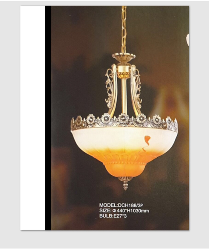 Lampu gantung klasik dekorasi teras rumah 188/3