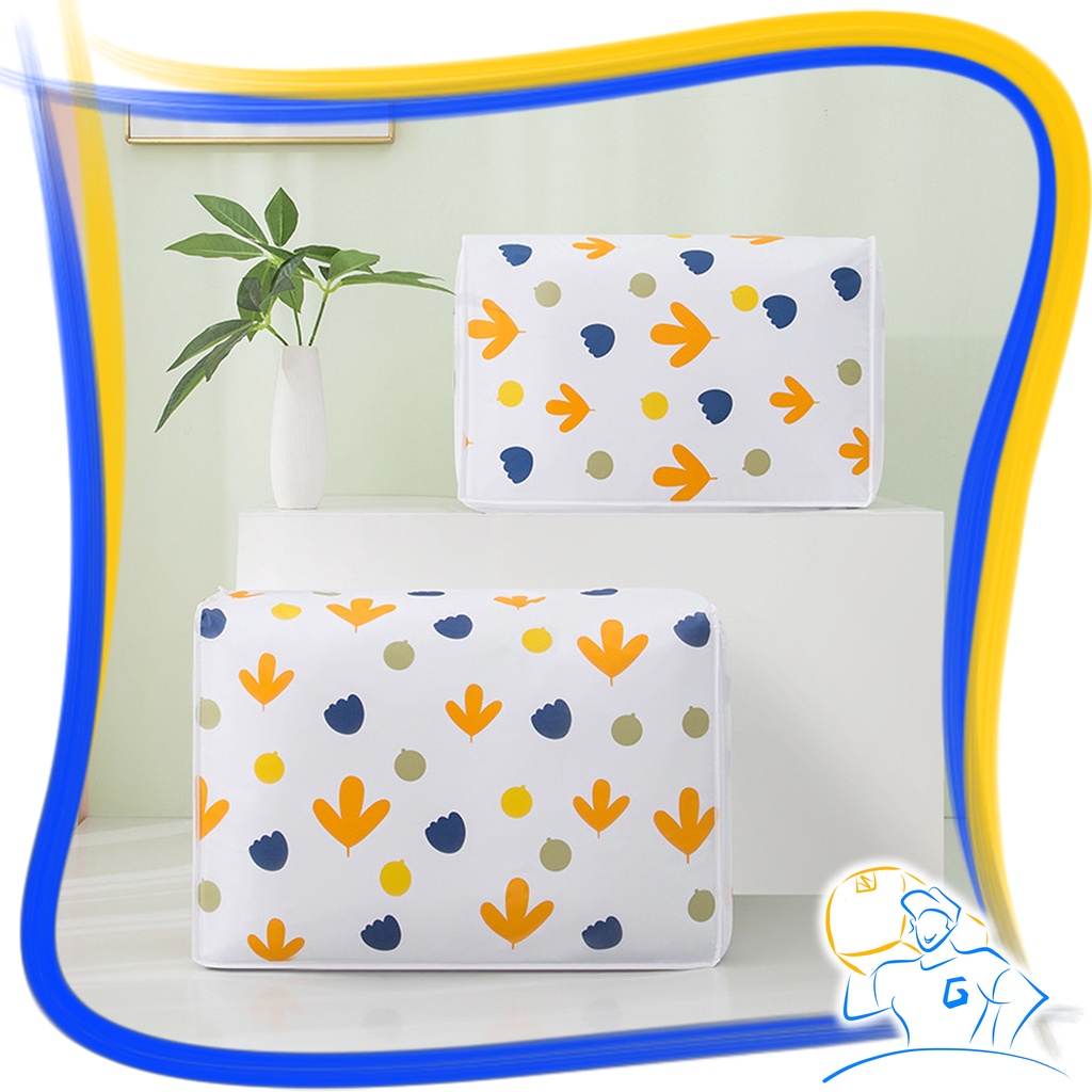 Tempat Penyimpanan Pakaian Anti Debu Kantong Baju Lemari Bed Cover Plastik  Ukuran Jumbo Storage Cloth Dust Cover