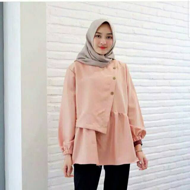 FARLA BLOUSE PREMIUM | BLOUSE IMPORT POLOS | ATASAN MUSLIMAH