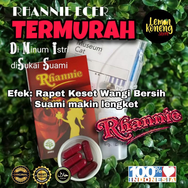JUAL RHANNIE ORIGINAL TERMURAH JAMU SARI RAPET HERBAL KESET WANGI RAMUAN MADURA ASLI ANTI PELAKOR