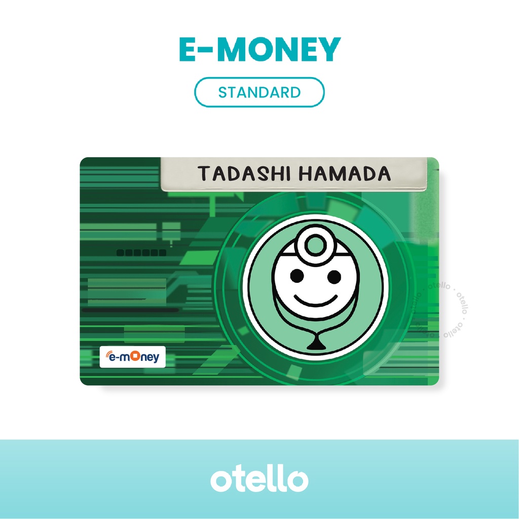 Kartu E-Money Baymax Chip eMoney Card eToll Mandiri Kartun Karakter Lucu Unik Custom