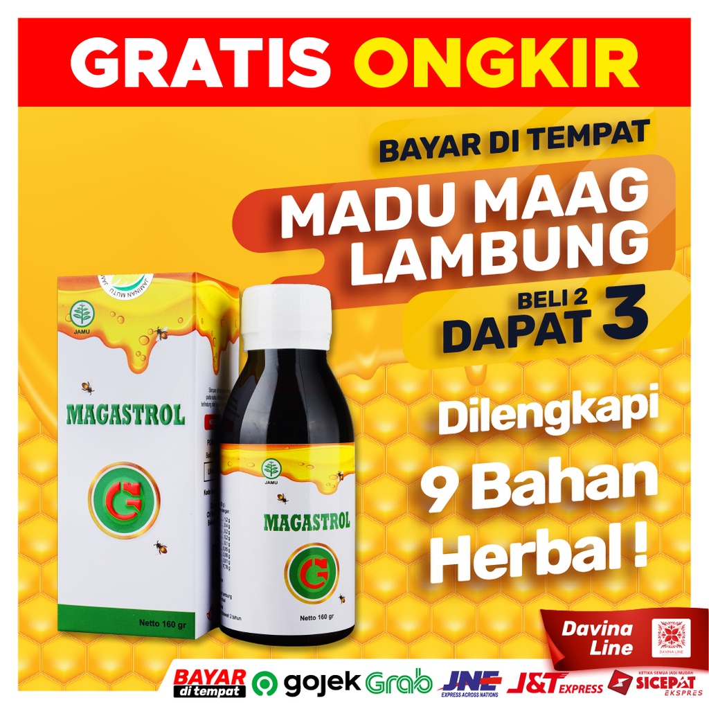 

Madu Asam Lambung dan Gerd Magastrol Forte Obat Maag Kronis Herbal